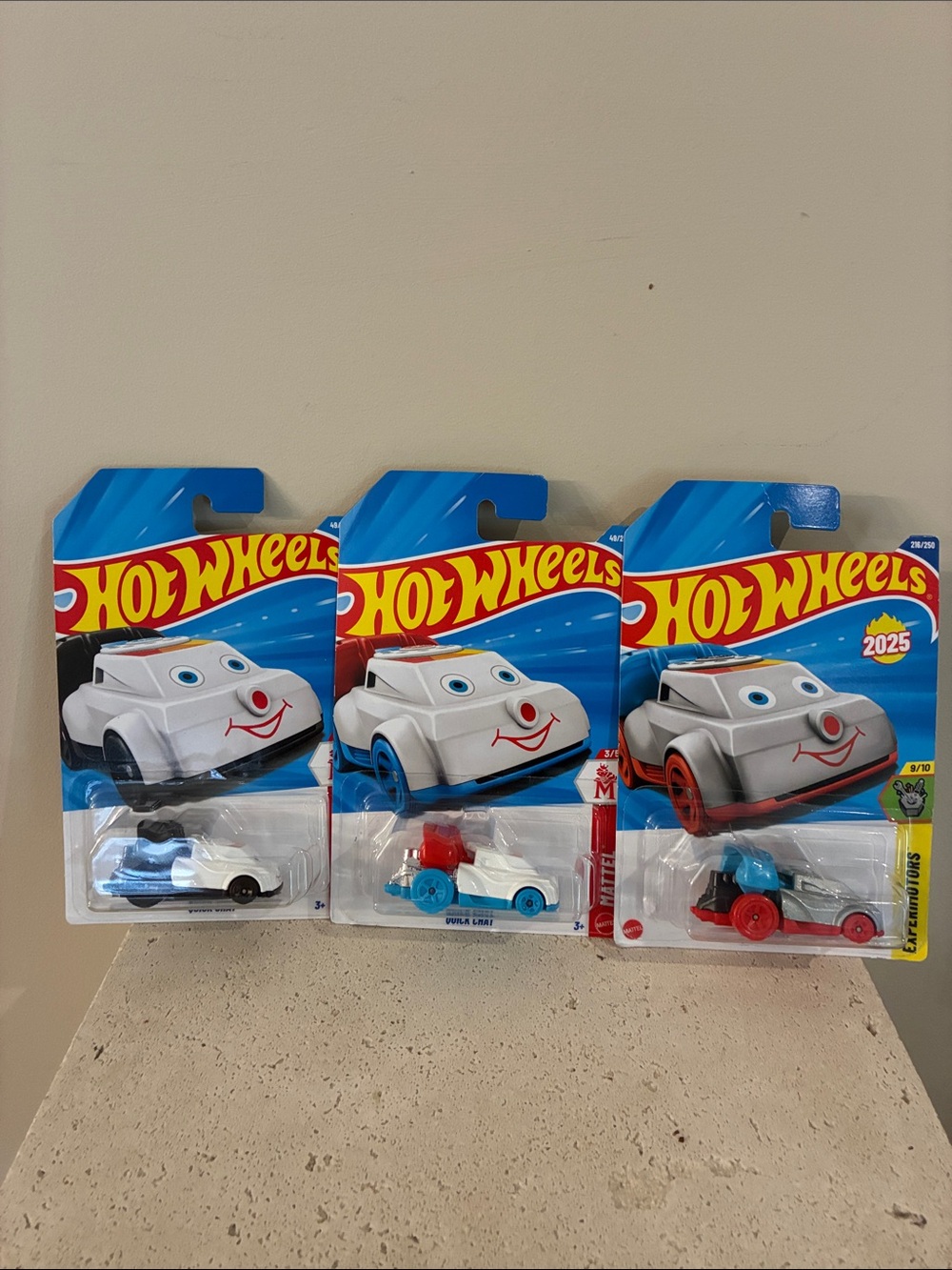 Hot Wheels Quick Chat 3 cars Mattel Experimotors NEW retro